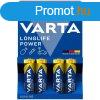 VARTA LONGLIFE POWER? ceruza elem - AA - LR06 - BL4 (DB) - 