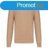 Frfi prmium V-nyak pulver, Kariban KA982, Camel Heather-