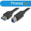 KAB Akasa USB 3.0 Type-A to Type-B kbel - 1,5m - AK-CBUB01-