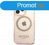 Guess Translucent MagSafe iPhone 13 Pro htlap tok, rzsasz
