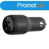 Belkin BoostCharge Dual Car Charger with PPS 37W Black