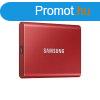 SAMSUNG Hordozhat SSD T7 USB 3.2 1TB (Piros)