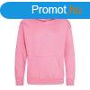 Just Hoods Gyerek kapucnis pulver AWJH001J, Candyfloss Pink