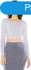 AA8379 hossz ujj rvid Ni top American Apparel, Heather G