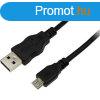LogiLink USB-A 2.0 -> USB-B 2.0 micro M/M adatkbel 0.6m