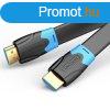 Vention Flat HDMI A male - HDMI A male cable 1m Black