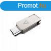 V7 128GB Flash Drive USB3.2 + Type-C Silver