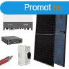 HYBR. SOLAR SYSTEM 3P/6kW 580W PANELS WITH BATT.