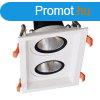 DOUBLE LED MOVABLE SPOT LIGHT 2X15W 230V 4000K FEHR 92DL81F