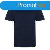 JT001 tri-blend rvid ujj frfi pl Just Ts, Solid Navy-3X