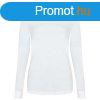 JT002F tri-blend Ni hossz ujj pl Just Ts, Solid White-L