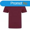 JT100 rvid ujj unisex krnyakas pl Just Ts, Burgundy-M