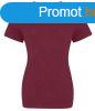 JT100F rvid ujj Ni kereknyak pl Just Ts, Burgundy-L