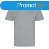 JT001 tri-blend rvid ujj frfi pl Just Ts, Heather Grey-