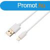 Avax CB104W PURE USB-A - Lightning 1m Cable White