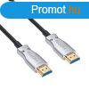 Akyga AK-HD-200L HDMI ver. 2.1 optikai AOC cable 20m Black/G