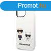 Karl Lagerfeld and Choupette Liquid Apple iPhone 14 Pro Max 