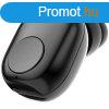 Bluetooth headset s flhallgat Mini (55 mAh akkuval) feket