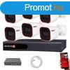 Provision 6 biztonsgi kamers IP kamera rendszer 2MP