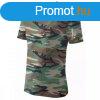 DEDRA Frfi rvid ujj pl S, camo, 100% pamut