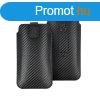 Forcell Pocket fekete carbon mints beledugs tok iPhone 5 /