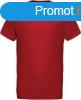 PA476 V-nyak frfi rvid ujj sportpl Proact, Red-XL