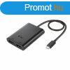 DisplayPort HDMI Adapter i-Tec C31DUAL4KHDMI Fekete 4K Ultra