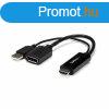 DisplayPort HDMI Adapter Startech HD2DP Fekete 4K