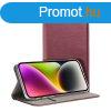 Smart Magneto book Notesz Tok MOTOROLA EDGE 40 NEO Burgundi