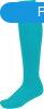 PA015 hossz szr cskos sportzokni Proact, Light Turquoise