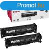 Canon CRG718 toner twinpack black ORIGINAL 