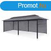 Blumfeldt Grandezza Cortina, kerti pavilon, 3 x 6 m, 4 oldal