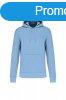 Frfi organikus kapucnis pulver, Kariban KA4027, Sky Blue-L