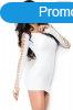  CR 3608  SM  White seamless Minidress 