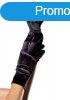  Wrist Length Satin Gloves, black, O/S 