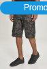 Southpole Belted Camo Cargo Shorts Ripstop grey black