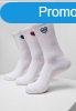 Mr. Tee Heart Embroidery Socks 3-Pack white