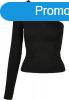 Urban Classics Ladies Asymmetric Longsleeve black