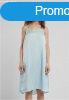 Urban Classics Ladies Viscose Satin Slip Dress oceanblue