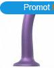 Strap-on-me dild tapadkoronggal Metallic Shine M (18 cm), 