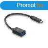 ACT AC7340 USB3.2 Gen2 OTG cable C male 0,2m Black