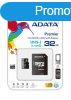 A-Data 32GB microSDHC Class 10 UHS-I U1 + adapterrel