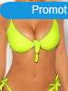  Bikini fels, kivehet prnval - neonsrga S-L mret 