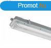 Led fnycsvel szerelt por s pramentes lmpatest 1x24W hid