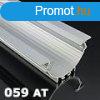 Aluminium profil eloxlt 059 LED szalaghoz, tltsz, gipszk