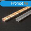 LED alumínium profil takaró búra átlátszó 1000mm 41011-hez