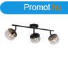 Design spot fekete arannyal s fstveggel 3-light - Kyan