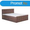 Boxspring &#xE1;gy, 160x200, barna, BEST