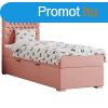 Boxspring &#xE1;gy, egyszem&#xE9;lyes, lazacsz&#