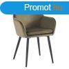 Design fotel, z&#xF6;ld/fekete, ILKOM